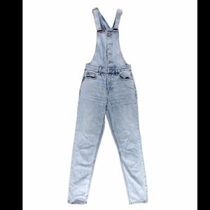 AE 90's jean overalls 00 distressed mom style